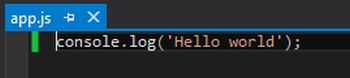 console log